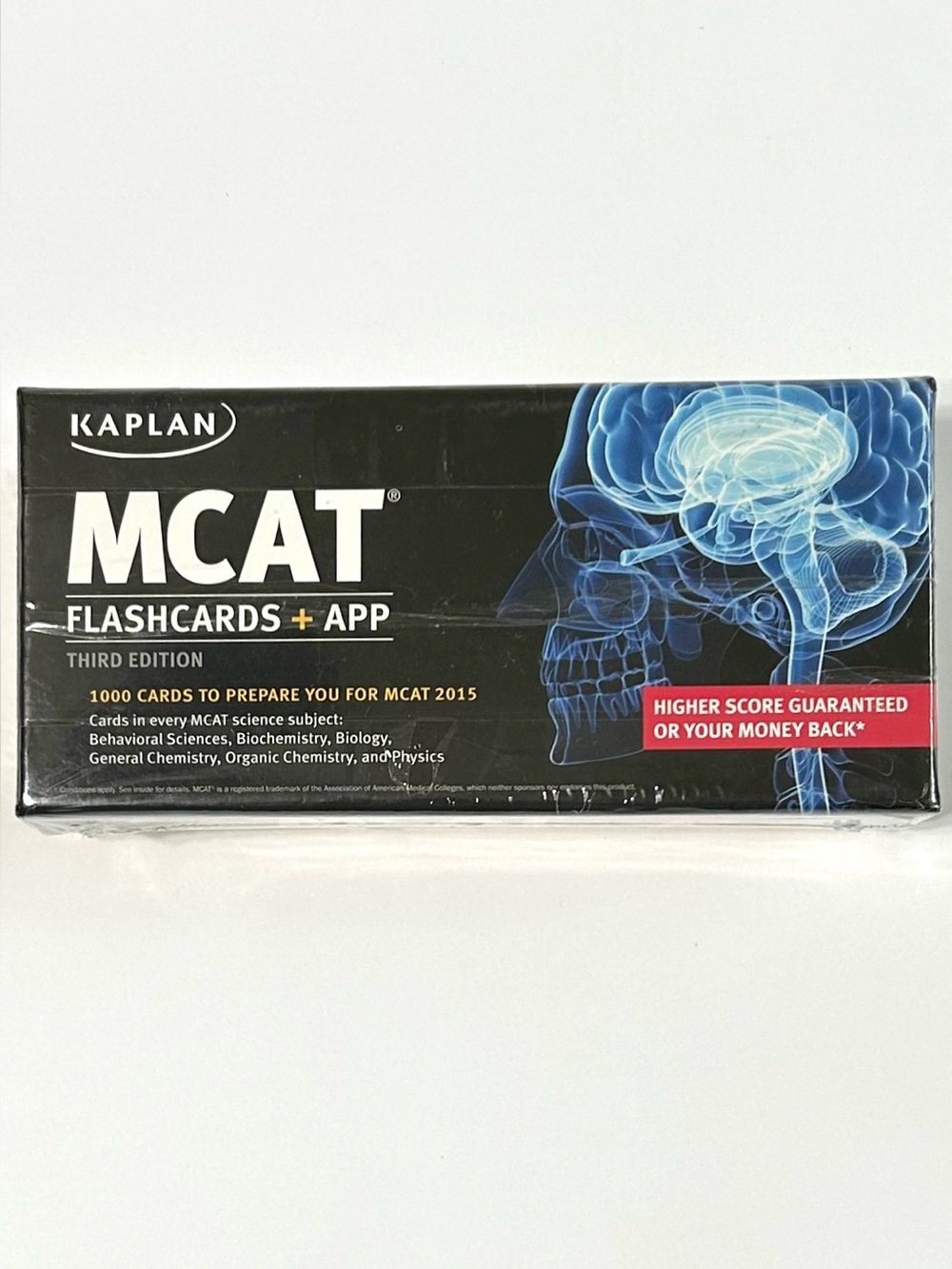 New Kaplan MCAT Flashcards and APP 3rd Edition 1000 Cards Prepare for MCATs 2015